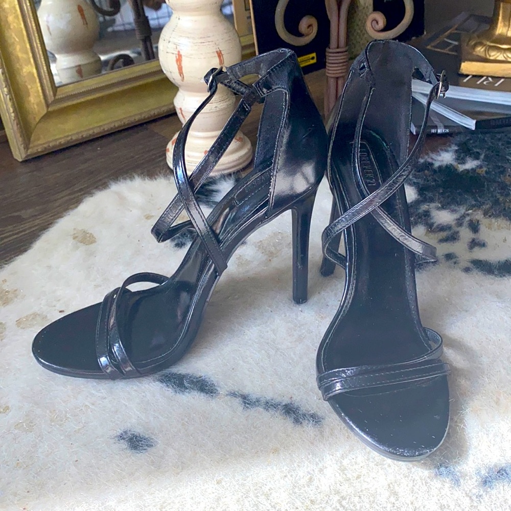 Black Strappy Heels